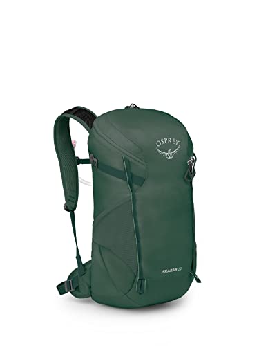 Osprey Skarab 22L Men's Hiking Backpack with Hydraulics Reservoir, Tundra Green | Osprey Backpacks