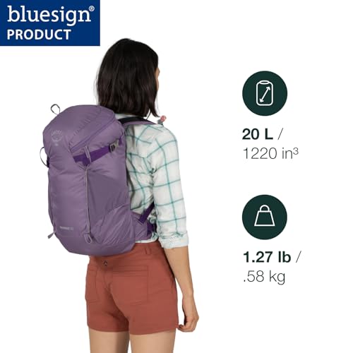 Osprey Skimmer 20L Women's Hiking Backpack with Hydraulics Reservoir, Purpurite Purple | Osprey Backpacks