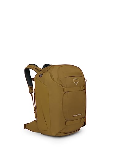 Osprey Sojourn Porter 46L Travel Backpack – Carry-On Compliant Luggage with StraightJacket Compression and Padded Laptop Sleeve – Durable Pack for International or Urban Travel, Brindle Brown | Osprey Backpacks