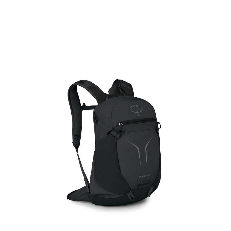 Osprey Sportlite 15L Lightweight Hiking Backpack for Men and Women - Everyday Hiking Bag - Travel Daypack, Raven Black