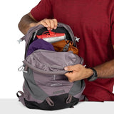 Osprey Sportlite 15L Lightweight Hiking Backpack with Hydraulics Reservoir for Men & Women - Everyday Hydration Travel Bag, Raven Black | Osprey Backpacks