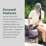 Osprey Sportlite 15L Lightweight Hiking Backpack with Hydraulics Reservoir for Men & Women - Everyday Hydration Travel Bag, Raven Black | Osprey Backpacks