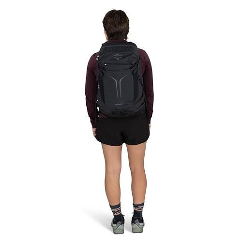 Osprey Sportlite 25L Lightweight Hiking Backpack for Men and Women - Everyday Hiking Bag - Travel Daypack, Raven Black