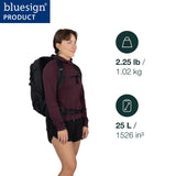 Osprey Sportlite 25L Lightweight Hiking Backpack for Men and Women - Everyday Hiking Bag - Travel Daypack, Raven Black