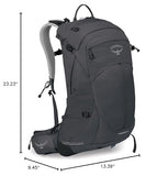 Osprey Stratos 24L Men's Hiking Backpack, Tunnel Vision Grey | Osprey Backpacks