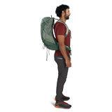Osprey Stratos 34L Men's Hiking Backpack - Camping Bag with Waterproof Raincover, Bottle Pockets, & Gear Straps, Pine Leaf | Osprey Backpacks