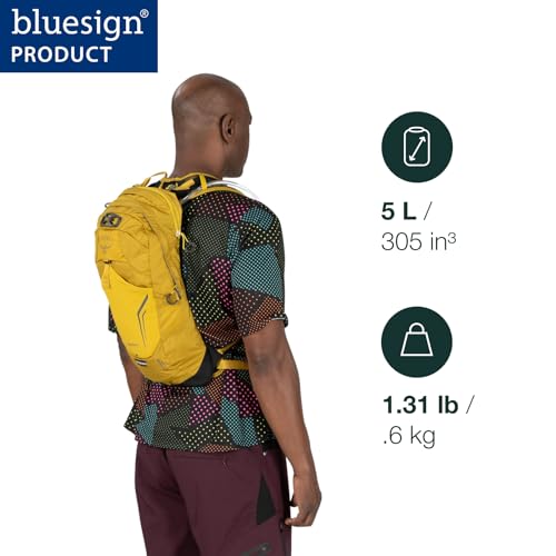 Osprey Syncro 5L Men's Hiking Backpack with Hydraulics Reservoir, Coal Grey | Osprey Backpacks