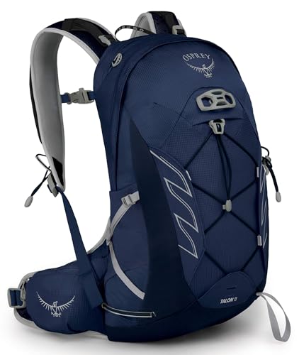 Osprey Talon 11L Men's Hiking Backpack with Hipbelt, Ceramic Blue, Large/X-Large | Osprey Backpacks