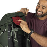 Osprey Talon 33L Men's Lightweight Hiking Backpack - Daypack for Travel & Camping, Green Canopy/Pine Leaf