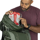 Osprey Talon 33L Men's Lightweight Hiking Backpack - Daypack for Travel & Camping, Green Canopy/Pine Leaf