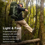 Osprey Talon 44L Men's Lightweight Hiking Backpack - Daypack for Travel & Camping, Black/Coal Grey, L/XL