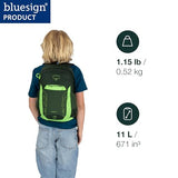 Osprey Talon Jr Boy's Lightweight Hiking Backpack - Kids Adventure Backpack for Travel & Camping, Scoria Blue | Osprey Backpacks