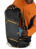 Osprey Talon Velocity 30L Men's Hiking Backpack, Dark Charcoal/Tumbleweed, L/XL | Osprey Backpacks