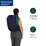 Osprey Tempest 11L Women's Lightweight Hiking Backpack - Small Daypack for Travel & Camping, Frosty Mint Green/Botanica