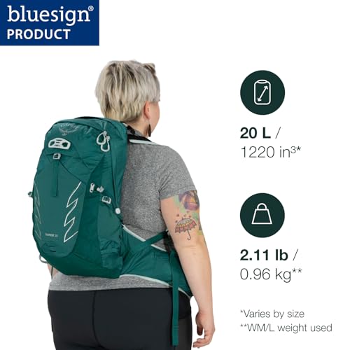 Osprey Tempest 20L Women's Hiking Backpack with Hipbelt, Jasper Green, WXS/S, Extended Fit | Osprey Backpacks