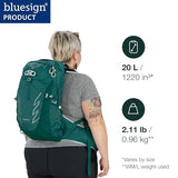 Osprey Tempest 20L Women's Hiking Backpack with Hipbelt, Jasper Green, WXS/S, Extended Fit | Osprey Backpacks