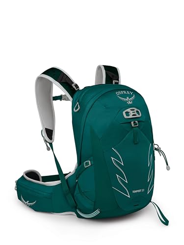 Osprey Tempest 20L Women's Hiking Backpack with Hipbelt, Jasper Green, WXS/S, Extended Fit | Osprey Backpacks