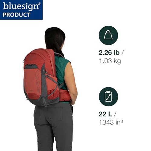 Osprey Tempest 22L Women's Lightweight Hiking Backpack - Small Daypack for Travel & Camping, Deep Fig/Hotspot Pink | Osprey Backpacks