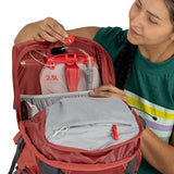 Osprey Tempest 22L Women's Lightweight Hiking Backpack - Small Daypack for Travel & Camping, Deep Fig/Hotspot Pink | Osprey Backpacks