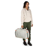 Osprey Transporter 40L Lightweight Travel Duffel Backpack - Water Resistant Gear Bag for Men and Women, Mystery White | Osprey Backpacks