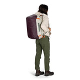 Osprey Transporter 40L Lightweight Travel Duffel Backpack - Water Resistant Gear Bag for Men and Women, Mystery White | Osprey Backpacks