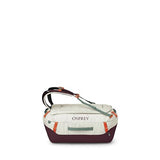 Osprey Transporter 40L Lightweight Travel Duffel Backpack - Water Resistant Gear Bag for Men and Women, Mystery White | Osprey Backpacks