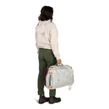 Osprey Transporter 40L Lightweight Travel Duffel Backpack - Water Resistant Gear Bag for Men and Women, Mystery White | Osprey Backpacks