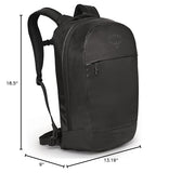Osprey Transporter Panel Loader Commuter Backpack, Black | Osprey Backpacks