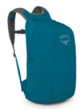 Osprey Ultralight Collapsible Stuff Pack - Lightweight, Packable Travel Backpack — Extra Bag For Travel and Every Day — 18 L Capacity Daypack to Expand Luggage, Waterfront Blue
