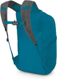 Osprey Ultralight Collapsible Stuff Pack - Lightweight, Packable Travel Backpack — Extra Bag For Travel and Every Day — 18 L Capacity Daypack to Expand Luggage, Waterfront Blue