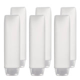 OTO 6 Pack Travel Size Plastic Squeeze Bottles for Liquids, 30ml/1 Fl. Oz TSA Approved Makeup Toiletry Cosmetic Containers