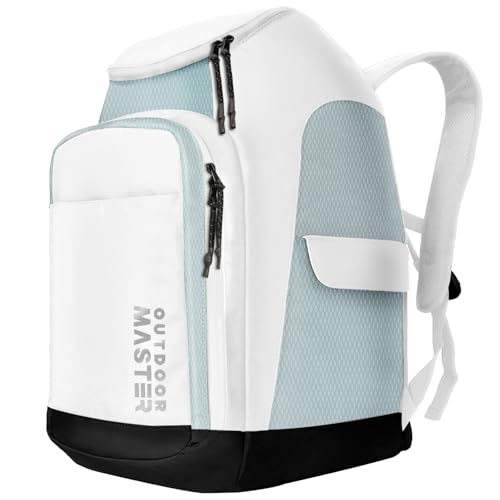 OutdoorMaster 50L Ski Boot Bag, Ski and Snowboard Boots Travel Backpack with separate compartments for Helmet, Ski Shoes, Goggles, | Backpacks4Less