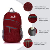 Outlander 20L/33L - Most Durable Packable Lightweight Travel Hiking Backpack Daypack (Dark Red, 20L)