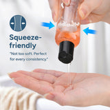 owlyee Travel Bottles for Toiletries 3.4 oz TSA Approved - 5 Pack Leak Proof Travel Size Containers, Clear Squeezable Plastic Bottles with Labels for Shampoo Lotion, Flight Cruise Gym Essentials