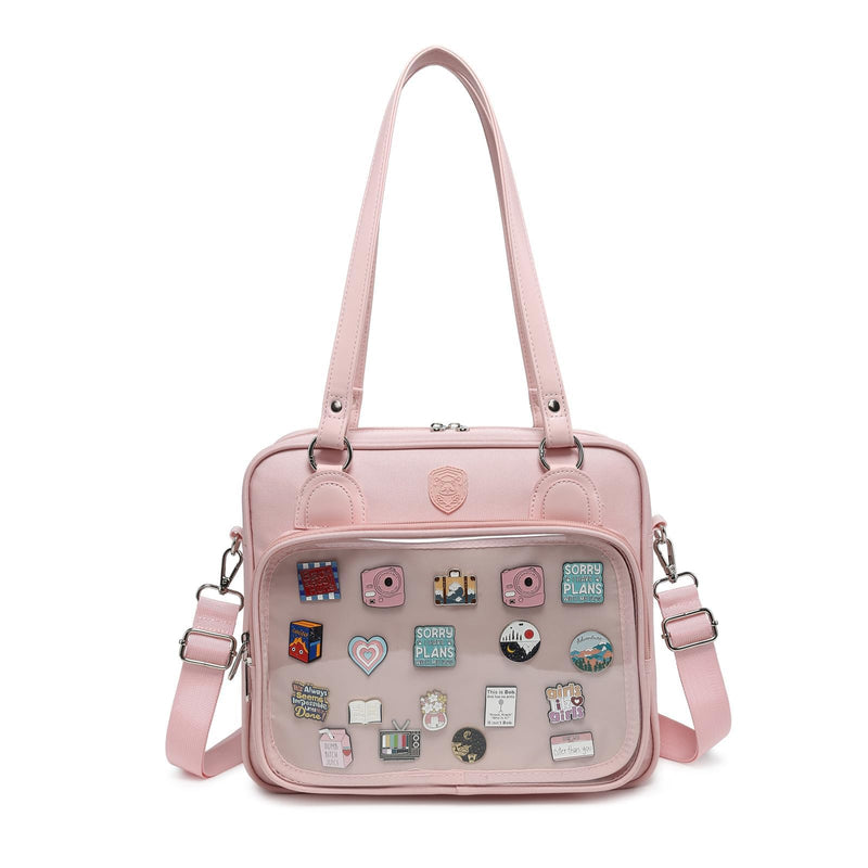 Oxford Ita Bag Crossbody Shoulder Bag Satchel Messenger Backpack Multi - Purpose Pins Display