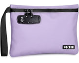OZCHIN Smell Proof Bag with Combination Lock 10 X 7 inchs Locking Bag PU Leather Waterproof Lockable Case Great Gift Ideal | Backpacks4Less