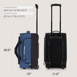 Pacific Gear Duffel Bag with Rolling Wheels