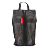 pack all Shoe Bag for Travel, Water - Resistant Shoe Pouch for Gym, Odor - Resistant Soccer Cleats Bag for Sport (Black, 1 - Pack)