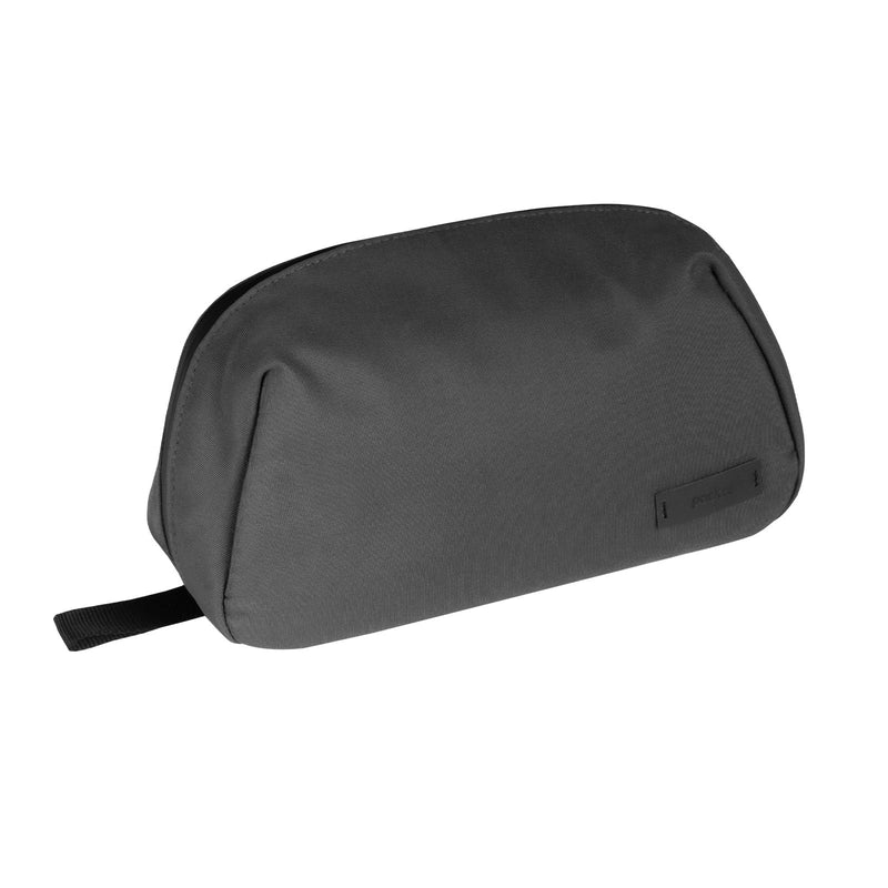 pack all Travel Toiletry Bag for Men, Hanging Dopp Kit, Water - Resistant Shaving Bag for Toiletries, Accessories (Dark Grey)