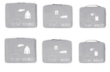 Packing Cubes Set Travel Luggage Organizers Suitcase Lightweight Accessories
