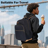 Packino 24L Travel Laptop Backpack, Business Anti Theft Slim Sturdy Large Laptops Backpack, Water Resistant College Computer Bag Gift for Men & Women Fits 17 Inch Notebook, Black
