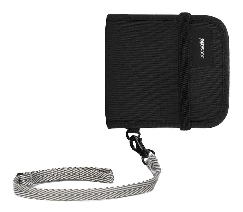 Pacsafe Rfidsafe V100 Anti - theft Blocking Bi - Fold Wallet, Black