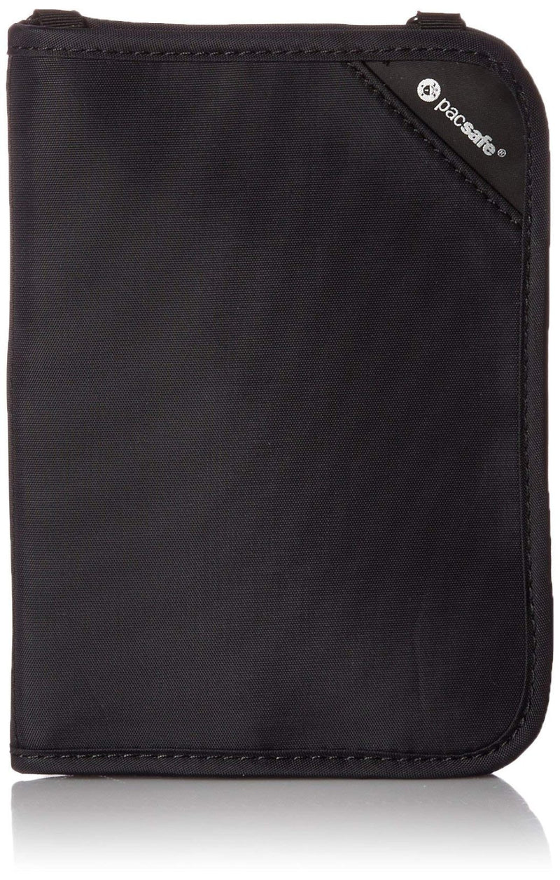 Pacsafe Rfidsafe V150 Anti - theft Blocking Compact Passport Wallet, Black