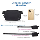 Pander Two Way Zipper Fanny Pack Nylon Everywhere Belt Bag for Women, Water Repellent Waist Packs, Crossbody Bags with Adjustable Strap (Windmill Blue).