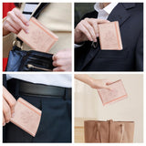 Passport Holder for Travel Essentials, Passport Cover Wallet Passport Holders for Women Men, PU Leather Passport Book Card Case with Pen Holder for Family Travel Must Haves Accessories, Rose Gold
