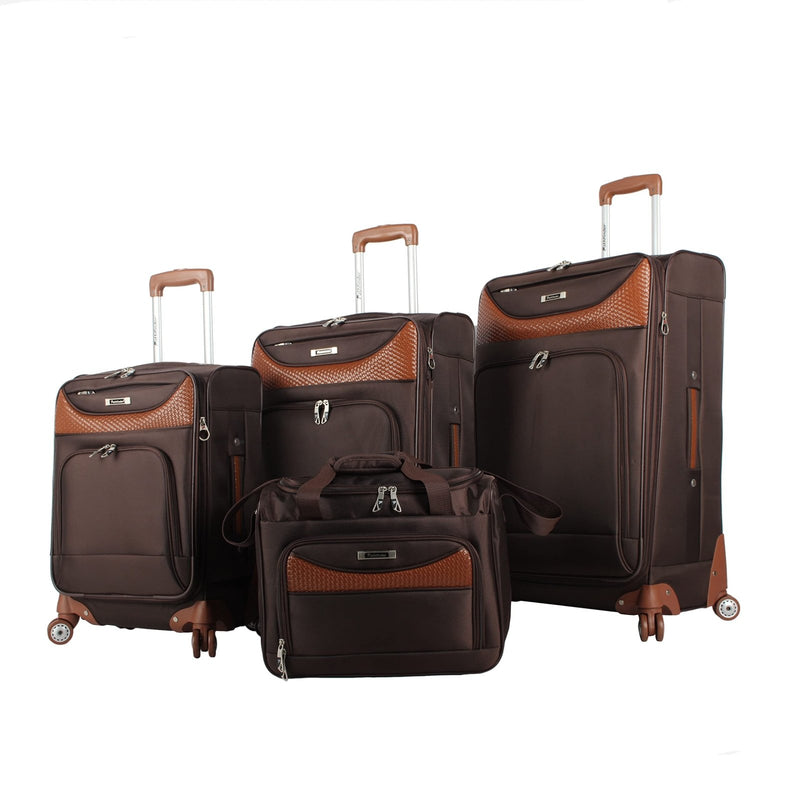 Pathfinder 4 - Piece Spinner Luggage Set (Chocolate)