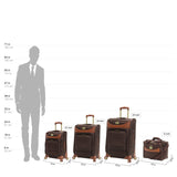 Pathfinder 4 - Piece Spinner Luggage Set (Chocolate)