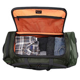 Pathfinder Gear 22 Inch Rolling Drop Bottom Duffel, Olive, One Size