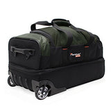 Pathfinder Gear 22 Inch Rolling Drop Bottom Duffel, Olive, One Size
