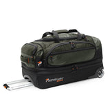 Pathfinder Gear 26 Inch Rolling Drop Bottom Duffel, Olive, One Size